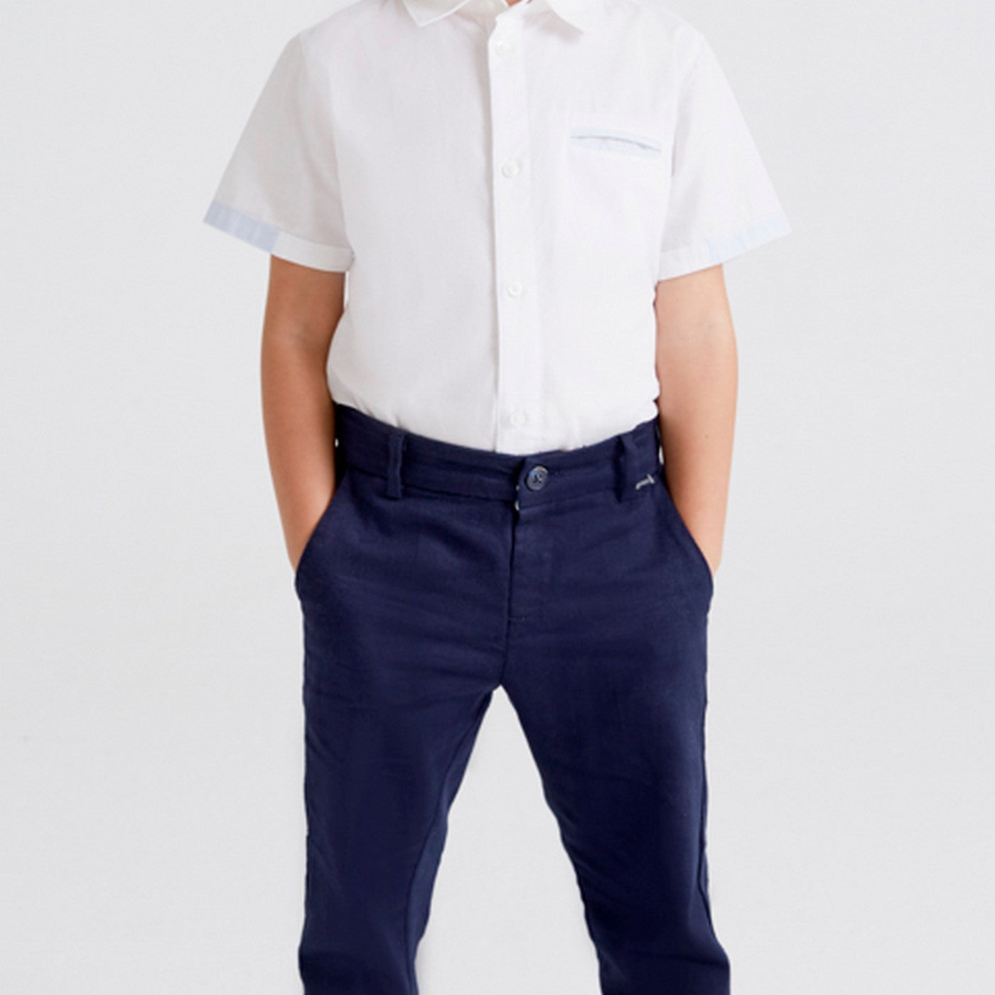 Pantalone Lungo In Cotone Neonato MAYORAL 3576 - MAYORAL - LuxuryKids