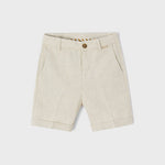 Bermuda Basico In Misto Lino Bambino MAYORAL 3247 - MAYORAL - LuxuryKids