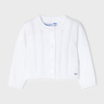 Cardigan  In Cotone Con Traforature Neonata MAYORAL 1358 - MAYORAL - LuxuryKids