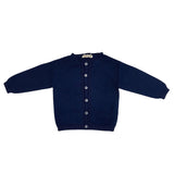 Cardigan In Filo di Cotone Con Treccia Neonato-a Unisex WEDOBLE 10308H - WEDOBLE - LuxuryKids