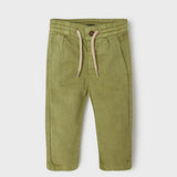 Pantalone Lungo Verde Militare In Misto Lino Neonato MAYORAL 1502 - MAYORAL - LuxuryKids