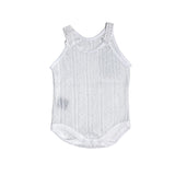 Body Bretelline Traforato In Cotone Neonata BABIDU 1012 - BABIDU - LuxuryKids
