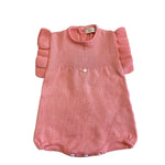Pagliaccetto Giro Manica In Filo Corallo Neonata WEDOBLE 10305G - WEDOBLE - LuxuryKids