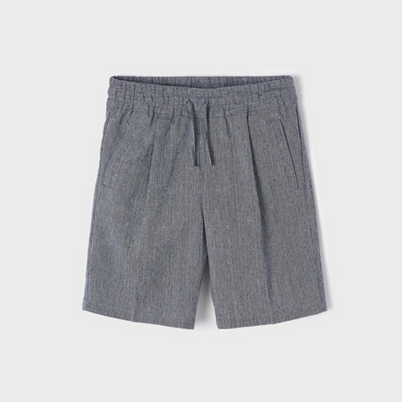 Bermuda con Elastico Blu In Cotone Bambino MAYORAL 3257 - MAYORAL - LuxuryKids