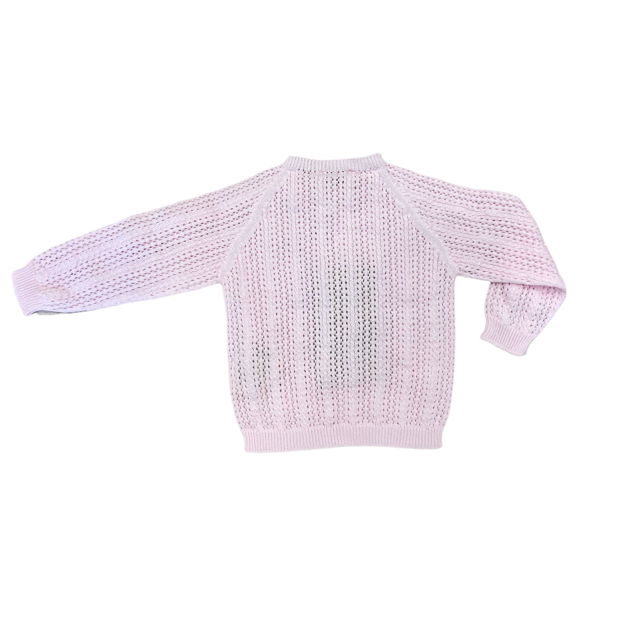 Cardigan In Filo Traforato Semplice Neonati WEDOBLE 03308A - WEDOBLE - LuxuryKids
