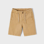 Bermuda In Misto Lino Beige Bambino MAYORAL 3249B - MAYORAL - LuxuryKids