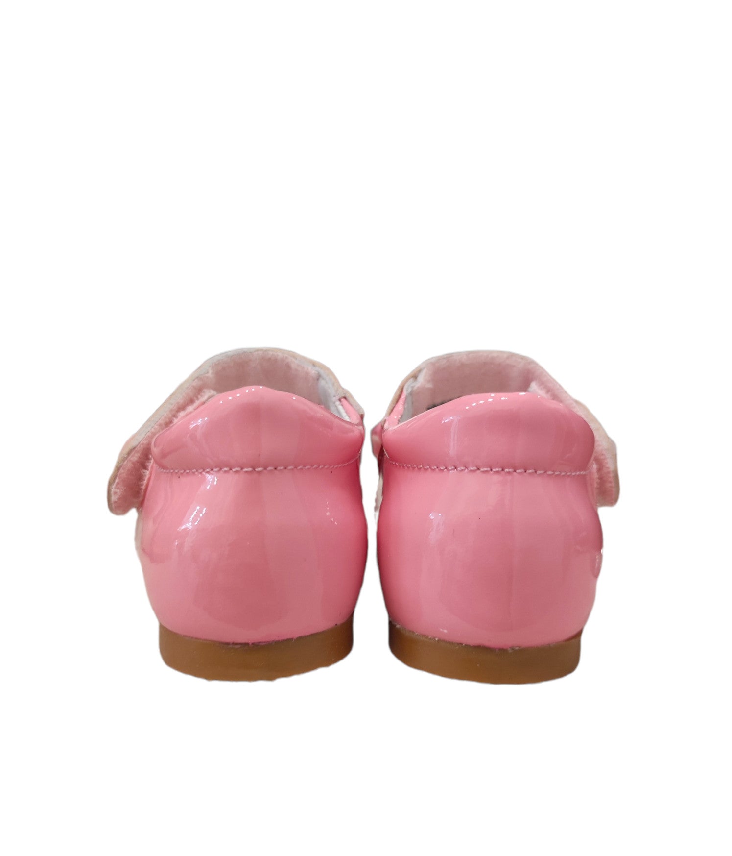 Ballerina Primi Passi In Vernice Lucida Con Fiocco Neonata QKIS 1006V - QKIS - LuxuryKids