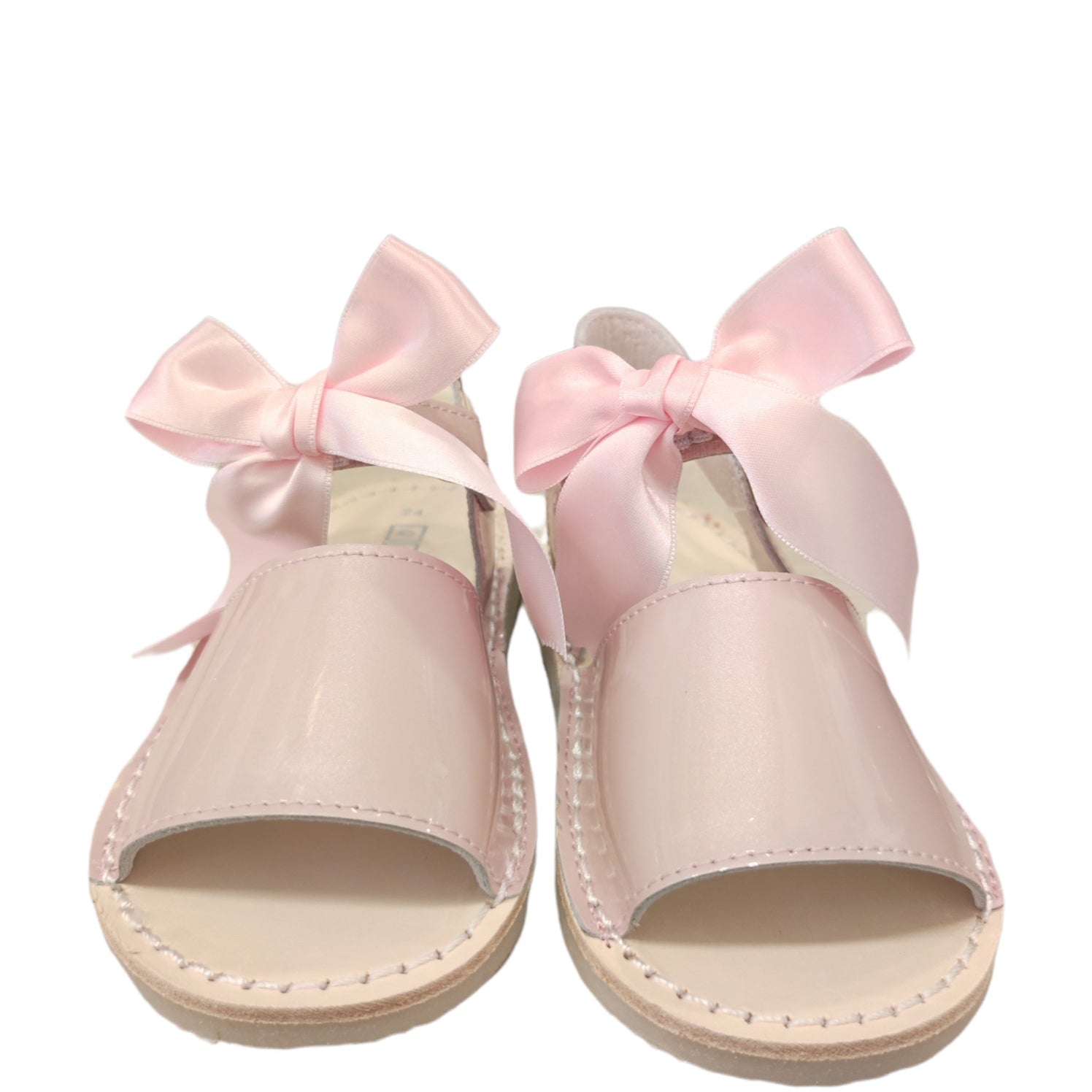 Sandali Primi Passi In Vernice Lucida Panna Bambina QKIS 1010 - QKIS - LuxuryKids