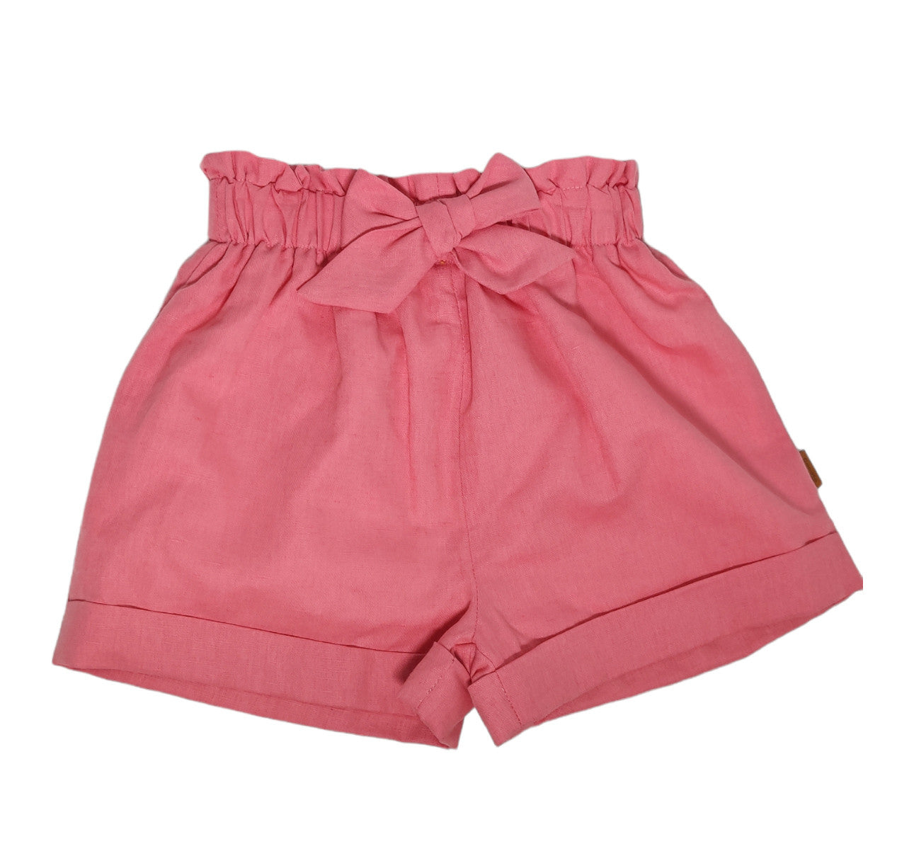 Shorts In Lino Con Fiocco Bambina COCODE 41149 - COCOTE - LuxuryKids