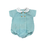 Pagliaccetto Mezza Manica Fantasia A Righe In Cotono Unisex BABY FASHION 624 - Baby Fashion - LuxuryKids