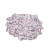 Culotte Con Balze Fantasia Floreale In Cotone Neonata VALENTINA BEBES BSS73 - VALENTINA BEBES - LuxuryKids