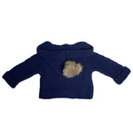 Cappotto Doppiopetto Con Cappuccio Sfoderato In Caldo Cotone Neonato A&J 114 - A&J - LuxuryKids