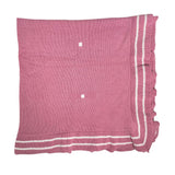 Coperta Scialle In Caldo Cotone Rosa Antico Neonata A&J 190 - A&J - LuxuryKids
