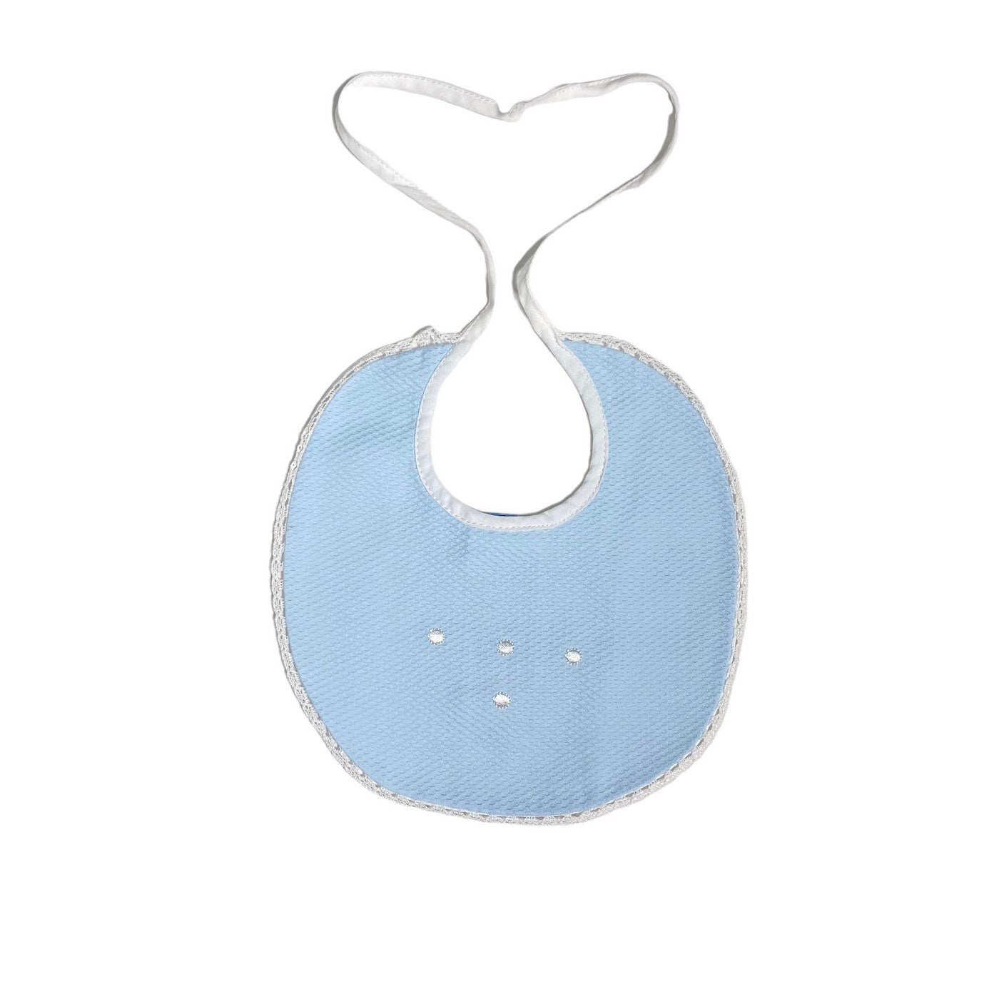 Bavetta In Piquet Con Ricamo Neonato-a SARDON LA552 - SARDON - LuxuryKids