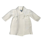 Cappotto Svasato Invernale Panna Neonata SARDON VE302 - SARDON - LuxuryKids