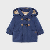 Cappotto Con Alamari In Panno Bluette Neonato MAYORAL 2408 - MAYORAL - LuxuryKids