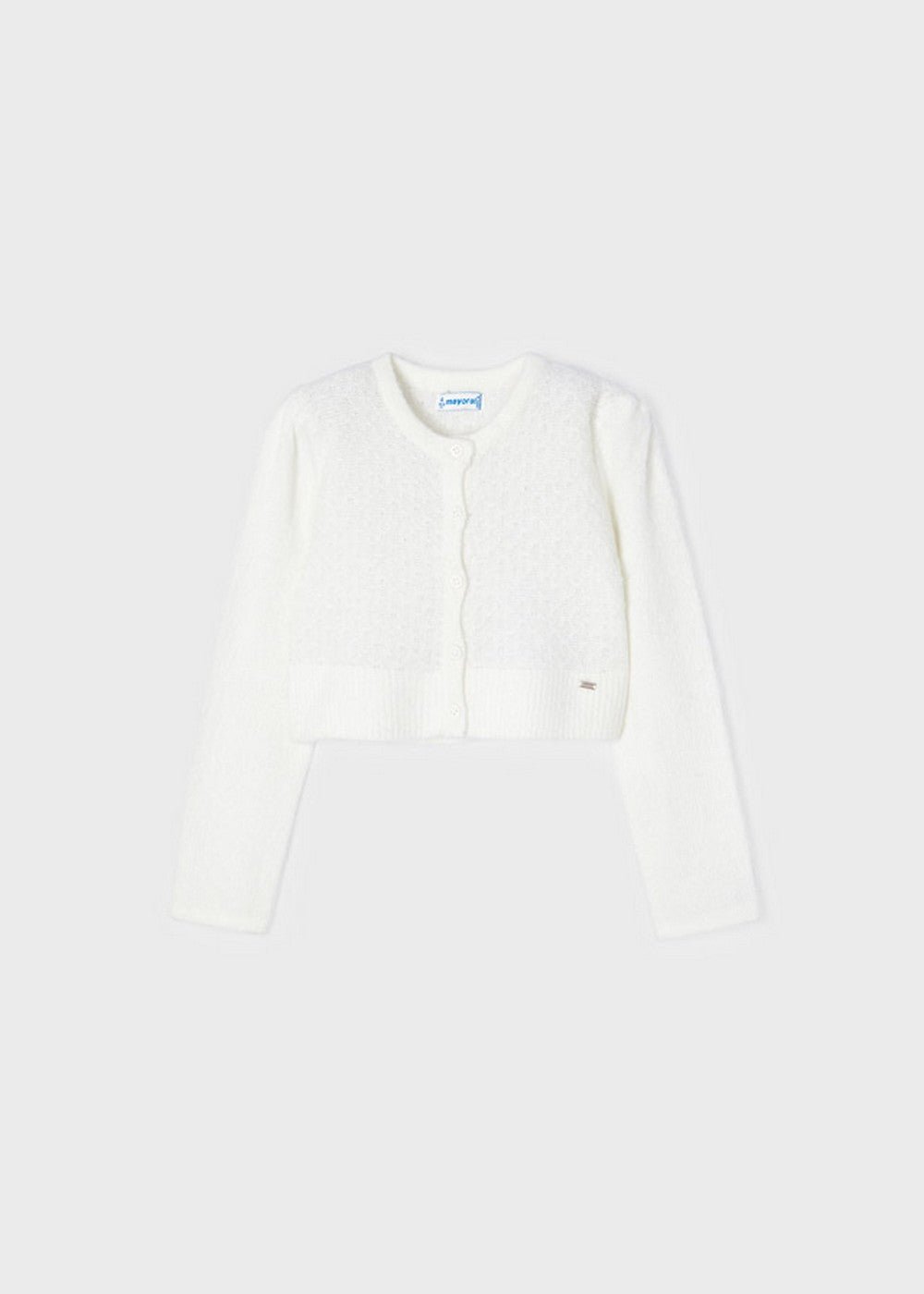Cardigan In Misto Lana Bambina MAYORAL 4308 - MAYORAL - LuxuryKids