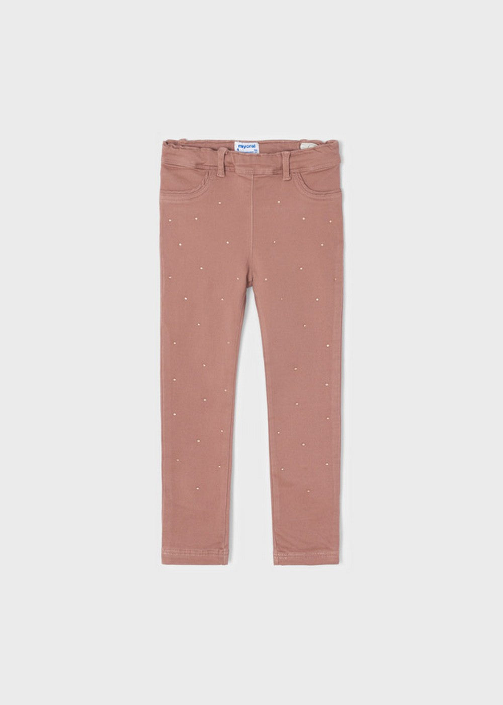 Leggings In Caldo Cotone Con Strass Bambina MAYORAL 4761 - MAYORAL - LuxuryKids