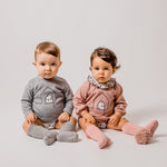 Completo con Culotte In Caldo Cotone Neonato CALAMARO 17760 - CALAMARO - LuxuryKids