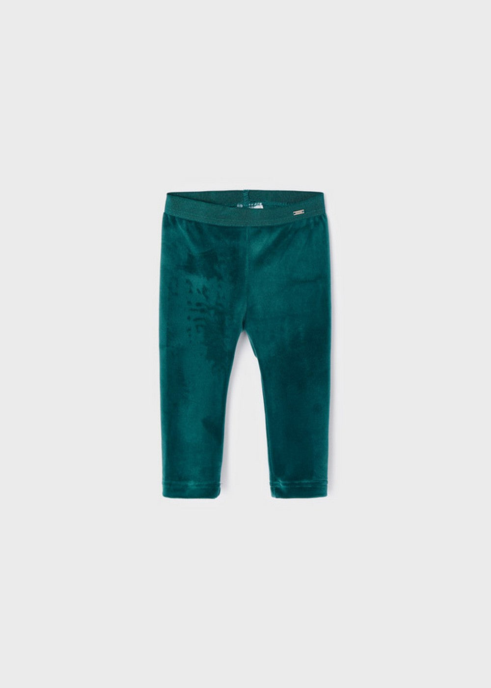 Leggings In Velluto Verde Neonata MAYORAL 727 - MAYORAL - LuxuryKids