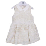 Abitino Elegante Neonata Bianco-Oro Fun&Fun FNNDR9122 - FUN&FUN - LuxuryKids