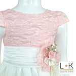 Abito Bambina Cerimonia Elegante Principesco Bianco 935 - MIMILU' - LuxuryKids