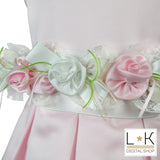 Abito Bambina Cerimonia Elegante Rosa Mimilù 937 - MIMILU' - LuxuryKids