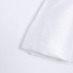 Abito Battesimale Cerimonia Elegante Raso Con Corpetto In Pelliccia Neonata ALESSANDRO MARTINEZ AM1116 - ALESSANDRO MARTINEZ - LuxuryKids