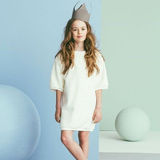 Abito Bianco Bambina She.Ver CHJMX7214 - SHE.VER - LuxuryKids
