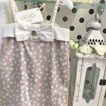 Abito con Bretelle a Pois Bambina Beige Liu Jo K13096 - LIU JO - LuxuryKids