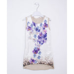 Abito con Paillettes Beige Bambina Fun&Fun FUNBDR3353 - FUN&FUN - LuxuryKids