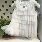 Abito di Pizzo Neonata Bianco Liu Jo H13059 - LIU JO - LuxuryKids