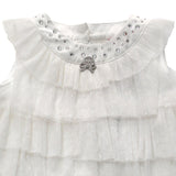 Abito di Pizzo Neonata Bianco Liu Jo H13059 - LIU JO - LuxuryKids