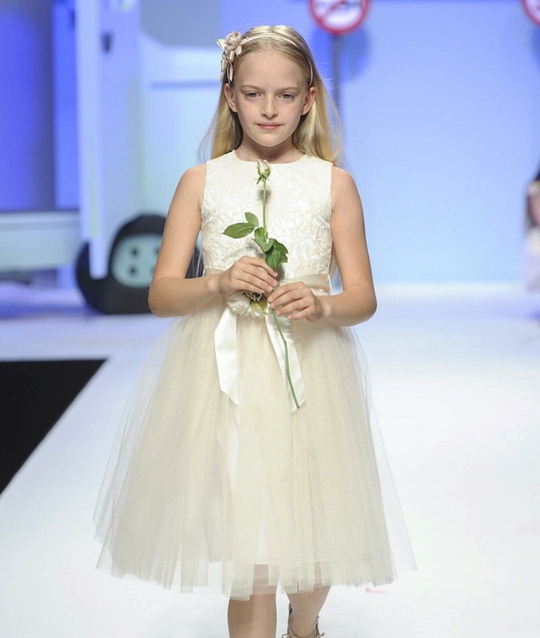 Abito Elegante a Bambolina Cerimonia Bambina Caf 505 - CAF - LuxuryKids