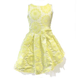 Abito Elegante a Bambolina Floreale Giallo Cerimonia Bambina Alice P. 526 - ALICE P. - LuxuryKids