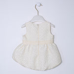 Abito Elegante a Bambolina Neonata Oro She.Ver CHNDR6125 - SHE.VER - LuxuryKids