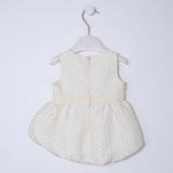 Abito Elegante a Bambolina Neonata Oro She.Ver CHNDR6125 - SHE.VER - LuxuryKids