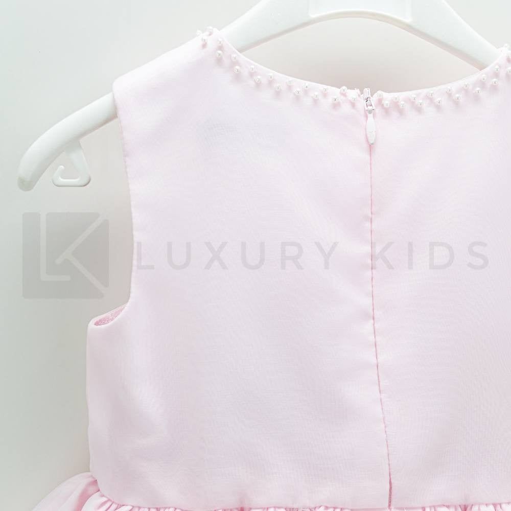 Abito elegante Bambolina Cerimonia Rosa Neonata Sarah louise 070011 - SARAH LOUISE - LuxuryKids