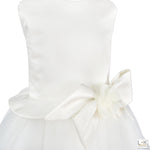 Abito Elegante Cerimonia Bianco Bambina Le Chicche ABR06 - LE CHICCHE - LuxuryKids