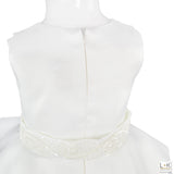 Abito Elegante Cerimonia Bianco Bambina Le Chicche ABR18 - LE CHICCHE - LuxuryKids
