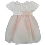 Abito Elegante con Boucle Rosa Neonata Ninnaoh I1725 - NINNAOH - LuxuryKids