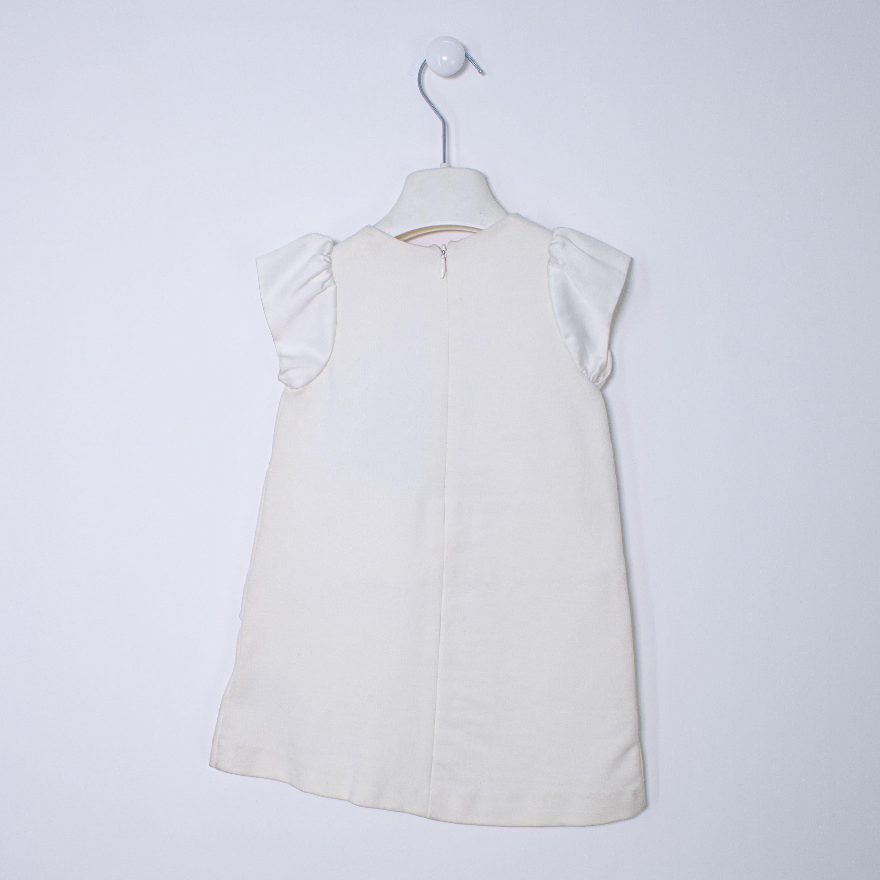 Abito Elegante con Fiocco Neonata Panna Liu Jo H62034 - LIU JO - LuxuryKids