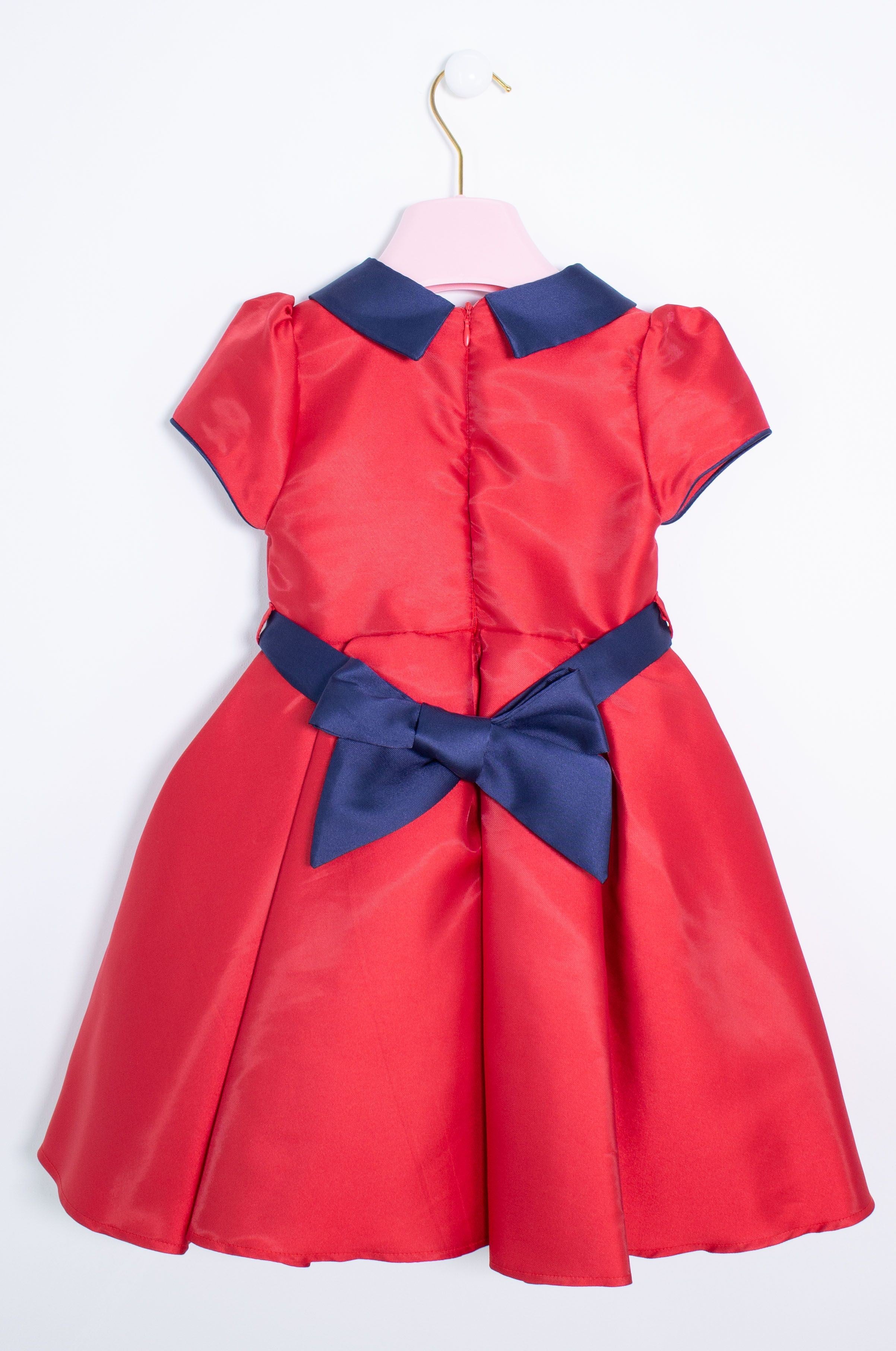 Abito Elegante da Cerimonia Rosso Bambina ISABEL 63048 - ISABEL - LuxuryKids
