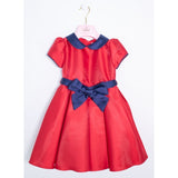 Abito Elegante da Cerimonia Rosso Bambina ISABEL 63048 - ISABEL - LuxuryKids