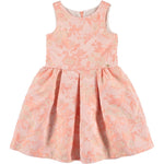 Abito Elegante Damascato Bambina Rosa Sarabanda S421 - SARABANDA - LuxuryKids