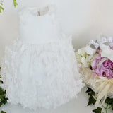 Abito Elegante Panna Battesimo Neonata Loredana Lolò 4000 - LOLO' - LuxuryKids