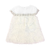 Abito Elegante Panna-Oro Neonata Patachou 2133507 - PATACHOU - LuxuryKids