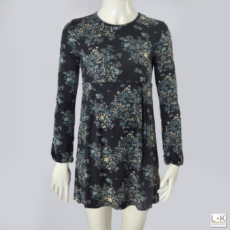 Abito Floreale Blu Bambina Take Two A00234 - TAKE TWO - LuxuryKids