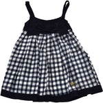 Abito in Cotone a Quadretti Bambina Blu Fix Design FC9003 - FIX DESIGN - LuxuryKids