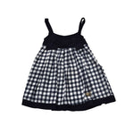 Abito in Cotone a Quadretti Bambina Blu Fix Design FC9003 - FIX DESIGN - LuxuryKids